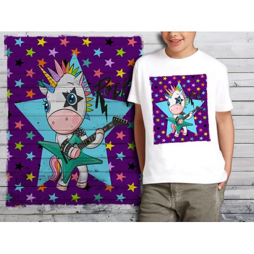 T-Shirt Blanc Enfant Bebe Licorne 631