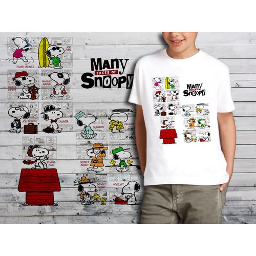 T-Shirt Blanc Enfant Snoopy 626