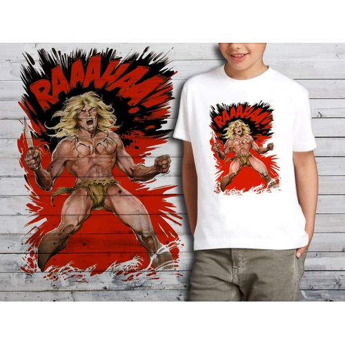 T-Shirt Blanc Enfant Rahan 630