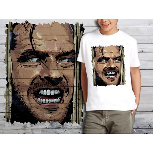 T-Shirt Blanc Enfant Jack Nicholson Shining 667