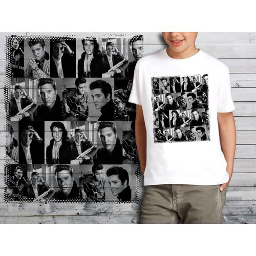 T-Shirt Blanc Enfant Elvis Presley 740