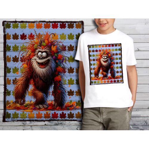 T-Shirt Blanc Enfant Humour Singe Drole Destroy Crazy Monkey 791