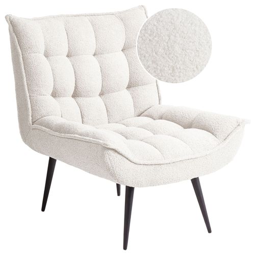 Fauteuil Alvesta Bouclé Blanc