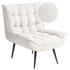 Fauteuil Alvesta Bouclé Blanc
