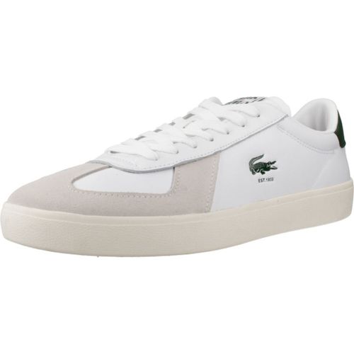 Lacoste Tennis Basses Baseshot Pro En Cuir Blanc