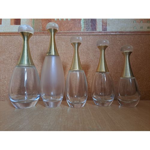 Lot De 5 Flacons Vides De Christian Dior Eau De Parfum