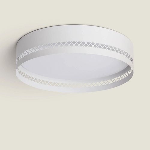 Plafonnier Led 40w Métal Raposka L Blanc