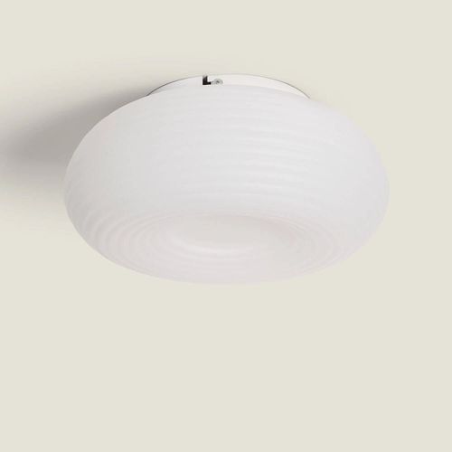 Plafonnier Led 24w Rond Métal Ø350 Mm Junai Blanc