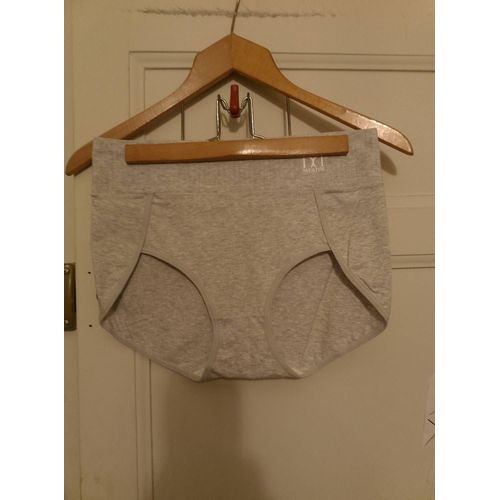 Lot De 2 Culottes Montantes Grise /Rose 42 Xl Neuves.