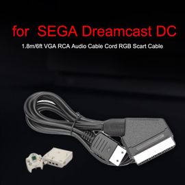 Câble Péritel Rvb Pour Jeu,Câble Tv Av,Remplacement Allergique,Amélioration De La Définition De L'image,Sega Dreamcast -D482111988