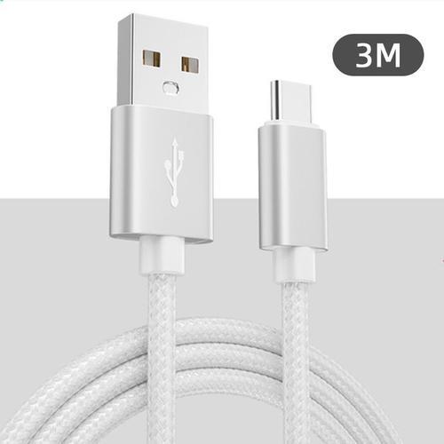 Data Frog-Câble De Charge Usb De Type C Pour Ps5,Manette Xbox Series S,Accessoires Playstation 5,2m,3m- White 3m-F3