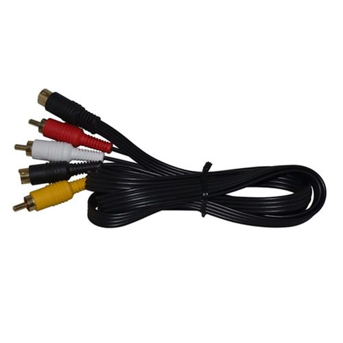 Câble Audio Et Vidéo De Haute Qualité,Pour Sega Saturn Ss 3rca-F601532731