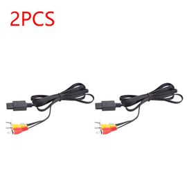 Adaptateur De Câble Audio Et Vidéo Av,Convertisseur Audio Pour Nintendo 64,N64,Délibérément Cube,Ngc,Snes,Sdavid- 2pcs-A65149