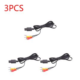 Adaptateur De Câble Audio Et Vidéo Av,Convertisseur Audio Pour Nintendo 64,N64,Délibérément Cube,Ngc,Snes,Sdavid- 3pcs-A19885