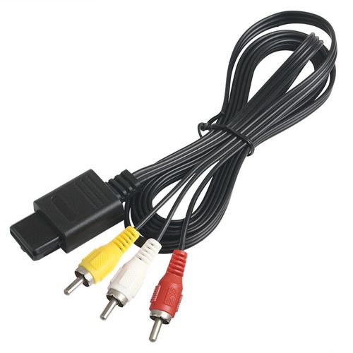 Lot De 10 Barrettes Vidéo Pour Nintendo 64/N64/Délibérément Cube/Super Snes,Câble Av,6 Pieds-A193770698