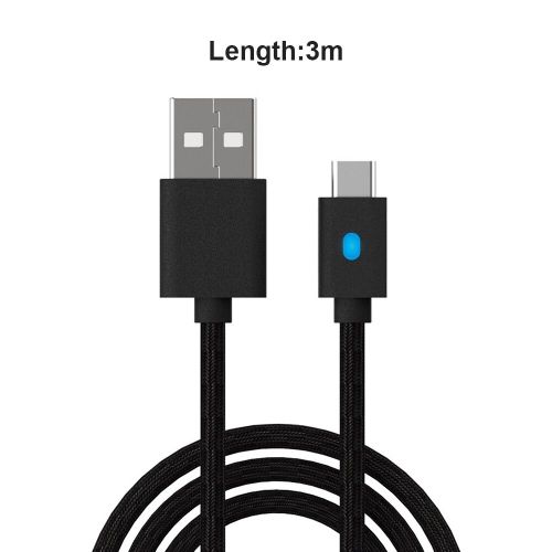 Câble De Charge Usb De Type C Pour Poignée Ps5,Alimentation,Fil De Charge,Compatible Avec Switch Pro,Accessoires De - 3m-F7735640
