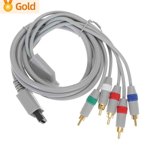 Câble Coordinateur Pour Nintendo Wii,Audio Vidéo Hdtv,Câble Av 5rca,1080p-C396022598