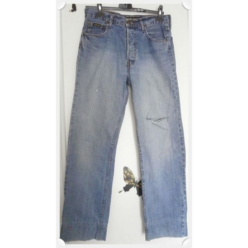 Pantalon Jeans Complices Troué Et Délavé - Taille 40