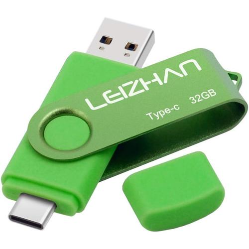 Clé Usb 3.0 32 Go Flash Drive Usb Type C Otg Pendrive Usbhuawei Samsung Smartphone Android De Type C Samsung Galaxy S8/S8+/S9/S9+, Note7/8/9, A6S/A9S, Google Pixel, Lg, Hua Wei And More Smar[L914]