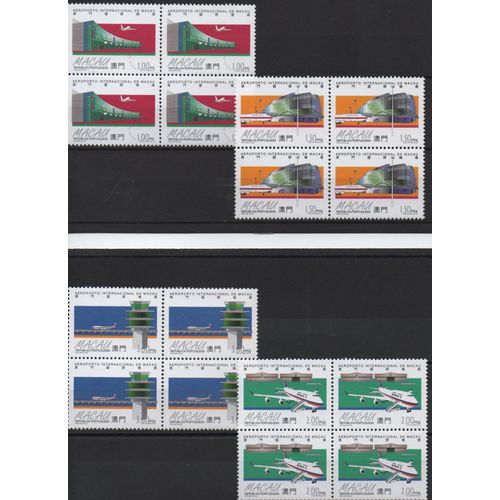 Macao Timbres L' Aéroport 1995