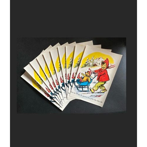 10 - Germaine Bouret, Rien De Tel Que Le Grand Air - Feuillet 9 Cm X 14 Cm