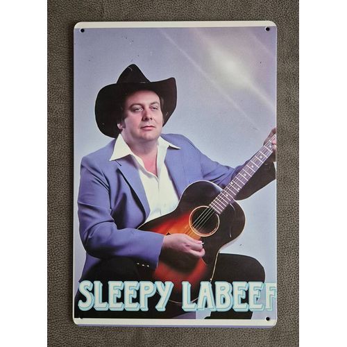 Plaque métallique décorative Rockabilly Sleepy Labeef
