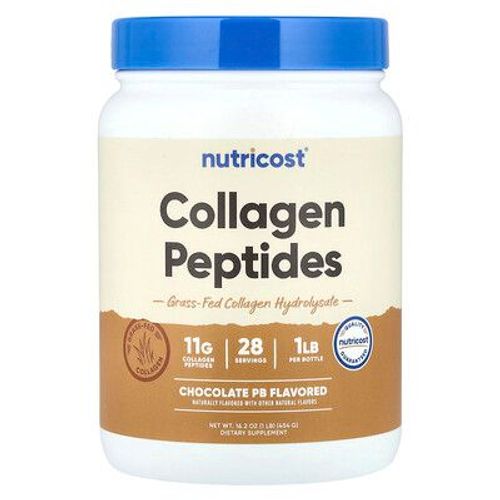 Nutricost, Peptides De Collagène, Chocolat Pb, 454 G