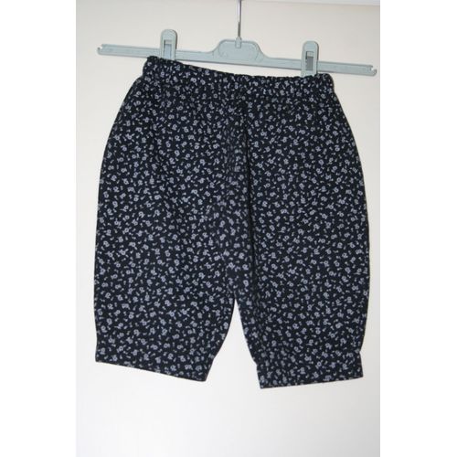 Pantalon Noir Fleurs Blanches 1 An