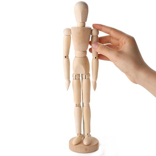 5.5inch Poupées Bois Modèle Conjoint Esquisse Bibelot Modèle Homme Artiste En Bois Mannequin Dessin Mannequin Modèle