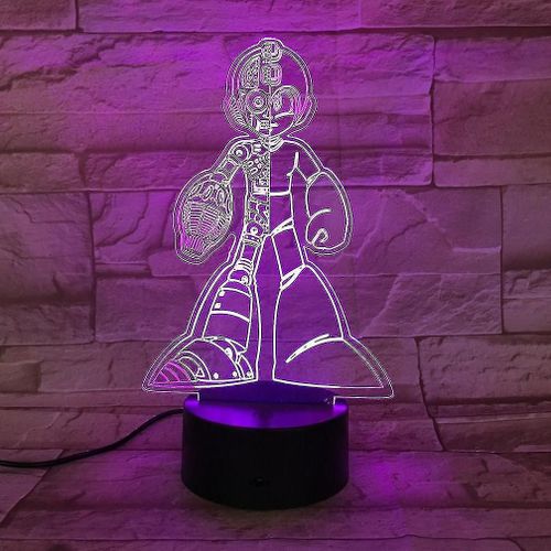 Super Mario Usb 3d Anime Night Light Atmosphere Led Table Lamp