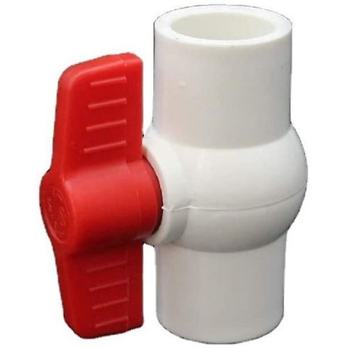 Vanne à boisseau sphérique en plastique, robinet de vanne à bille d¿arrêt d¿eau, robinet à bille tuyau d¿eau 40mm en plastique Installation rapide