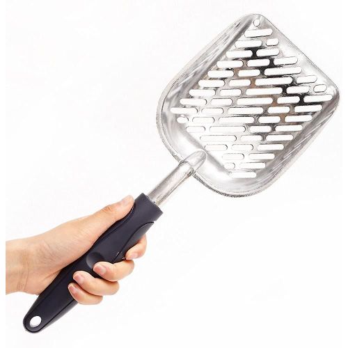 Pelle À Litière Pour Chat En Métal, Pelles À Litière En Alliage D¿Aluminium Avec Poignée En Caoutchouc Pour Animaux De Compagnie Durable Pet Sifti