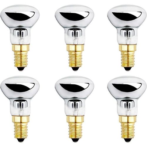 E14 R3930w Ampoule Dimmable pour lampe à lave, blanc chaud, ampoules réflecteur Petite base à vis pour lampe à bulles chauffantes, lampe fusée, lampe à paillettes, paquet de 6