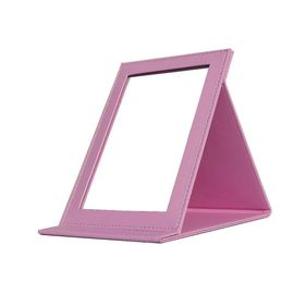 Miroir De Vanité De Voyage Pliant Avec Miroir De Maquillage Debout De Bureau Pour Cosmétiques Beauté Personnelle Miroir Portable 