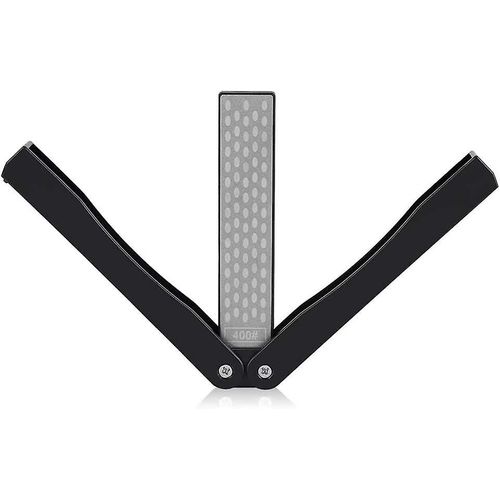 400/600 Grit Double Face Diamant Affûtage Pierre Pliant Couteau Aiguiseur Poche Whetstone
