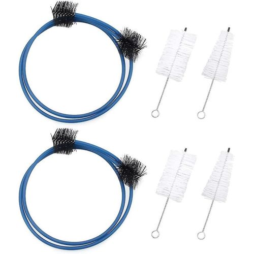 2 Set Horn Brosse De Nettoyage, Kit De Nettoyage De Trompette Embout Buccal En Laiton Brosse Valve Brosse