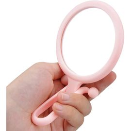 Miroir Grossissant Double Face 5x, Miroir Pliant Avec Poignée, Miroir À Main, Miroir De Maquillage 