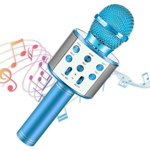 Jouets Musicaux Pour Garçons De 4 À 12 Ans Cadeaux, Enfants Bluetooth Karaoké Microphone Chantant