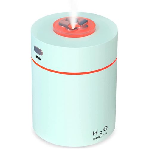 Mini humidificateur pour humidificateur à brume fraîche de chambre à coucher avec 7 lumières de couleur Arrêt automatique Petit humidificateur silencieux Humidificateur pour bébé 240ml