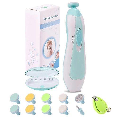Lime À Ongles Bébé Coupe-Ongles Bébé Pour Nourrisson, Enfant En Bas Âge, Enfants Ou Adultes, Lime À Ongles Pour Bébé, Électrique Avec Led 