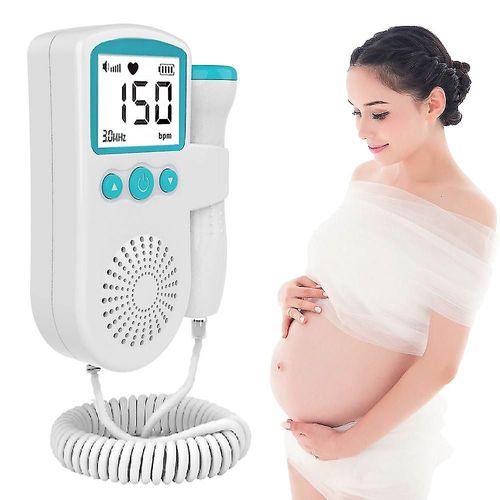 Moniteur De Fréquence Cardiaque F?tale Doppler Pour Bébé Détecteur À Ultrasons Moniteur De Fréquence Cardiaque Prénatale