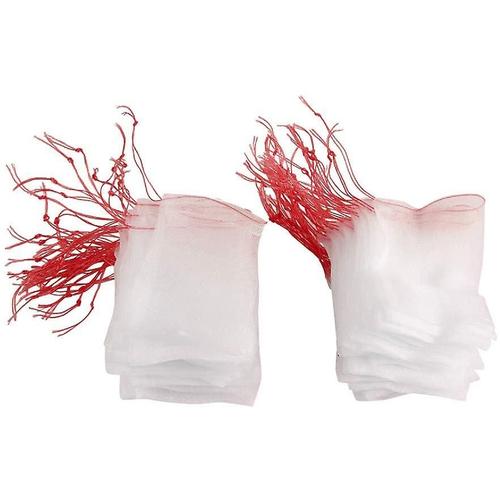 100pcs Sacs de protection des fruits, cordon de serrage en filet Insect Pest Bag Bird pour les accessoires de jardinage à la maison