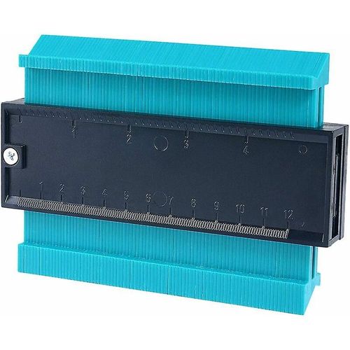 Jauge De Contour, Outil De Duplication De Jauge En Plastique De 5 « / 127mm Pour La Mesure De La Jauge De Contour, Pour Une Mesure Précise Du Marquage Du Bois Stratifié (Vert)
