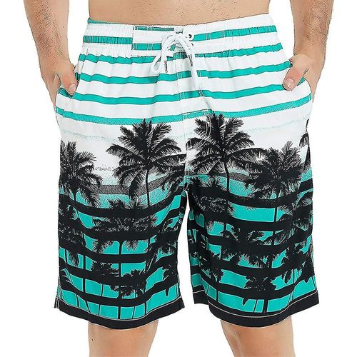 Maillots De Bain Pour Hommes Long, Quick Dry Boardshorts Pour Hommes, 9 Pouces Inseam Maillots De Bain Pour Hommes Avec Doublure En Maille