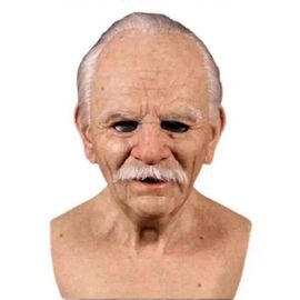 Halloween Cosplay Chauve Vieil Homme Masque Facial Party Prop Adulte