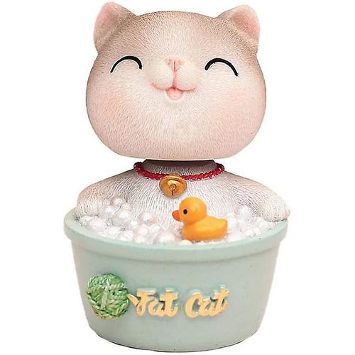 Poupe De Chat Dcorative Secouant La Tte Ornements De Poupe En Rsine Cadeaux Cratifs Forme De Chat Mignon Jouets Pour Enfants Bijoux Ornements De Maiso