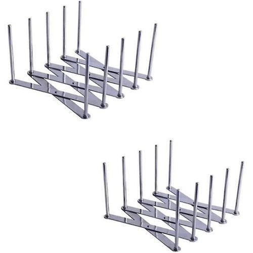 Couvercles De Gamme De Draineurs Conception Et Support Réglable Pour Stocker Les Couvercles En Verre De Casserole (18.3cm * 7.4cm