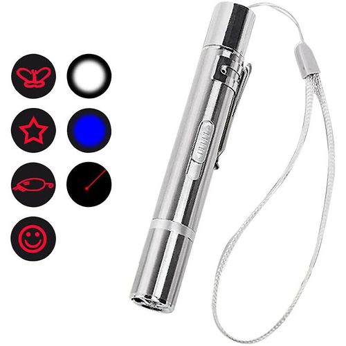 Pointeur laser USB Cat portable 7 en 1 avec cordon