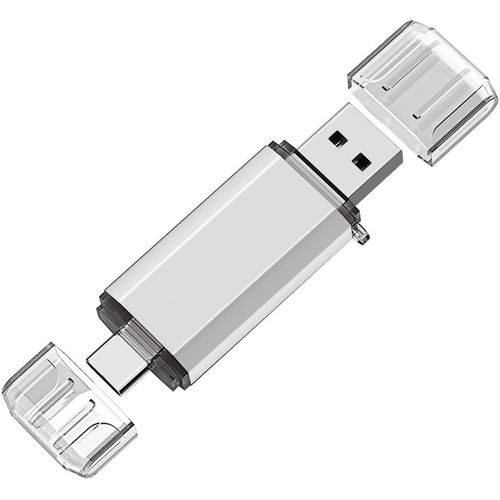 64gb Usb C 3.0 Flash Drive Otg Memory Stick 2 en 1 Usb C Stick Flash Drive USB 3.0 pour plus de transfert de fichiers de stockage de téléphone entre le téléphone Type-C Phone et Pc La