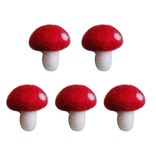Champignon Noël Arbre Pendentif Ornements Suspendus Pour Fête du Nouvel An Décoration Intérieure 5x